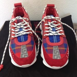 Versace | Shoes | Versace X Luisaviaroma Chain Reaction Sneakers | Poshmark